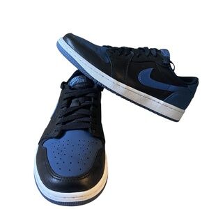 Men’s Shoes- Air Jordan 1 Retro Low OG in Black/Navy Size 9